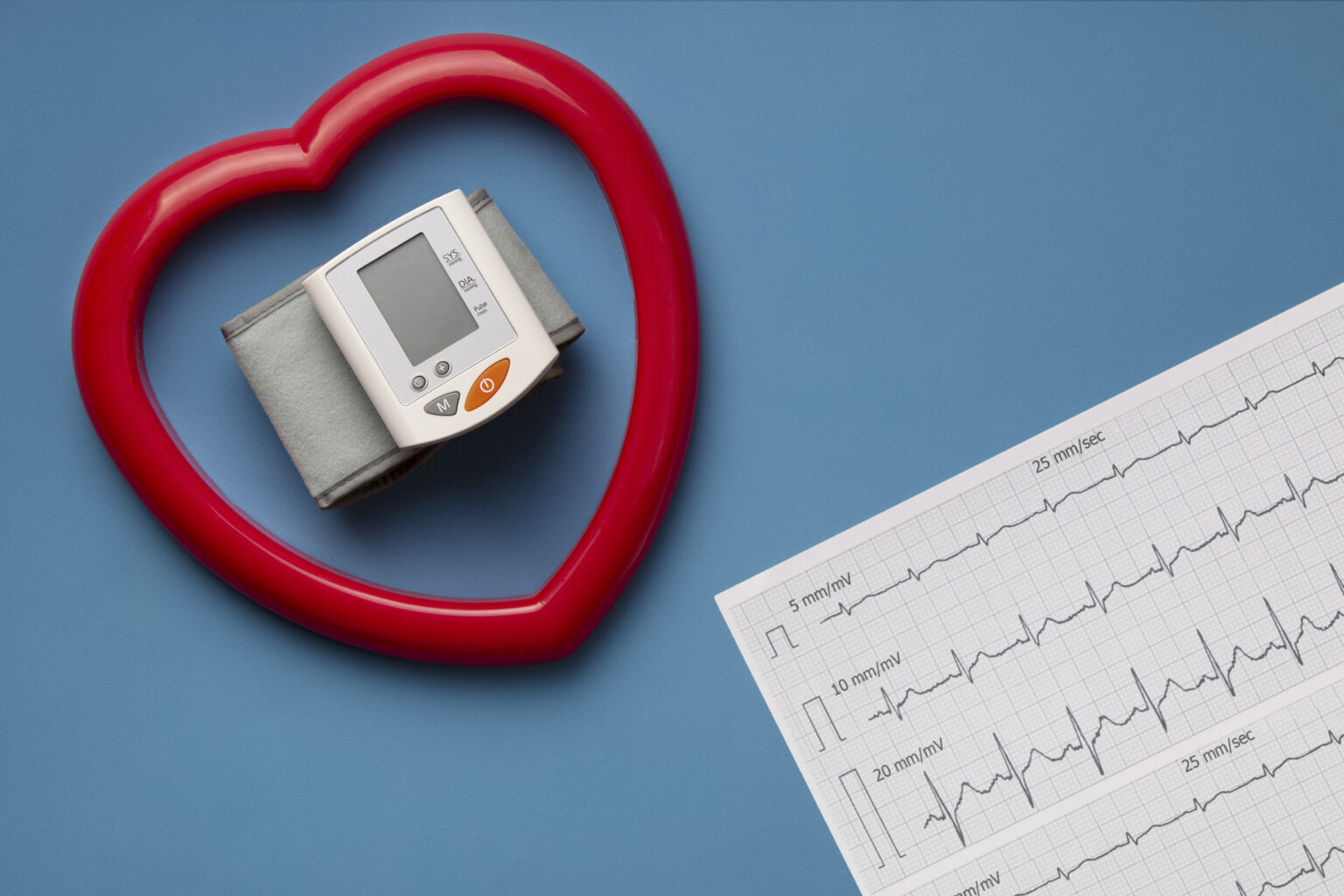 Tensiometer Checking Blood Pressure