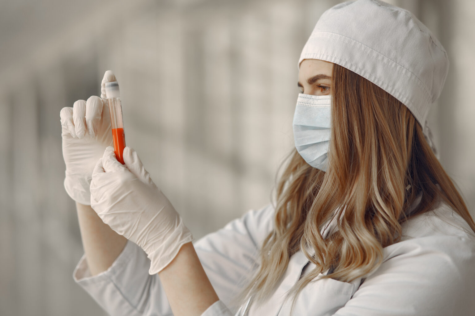 White Blood Cells - Doctor with a Test Tube