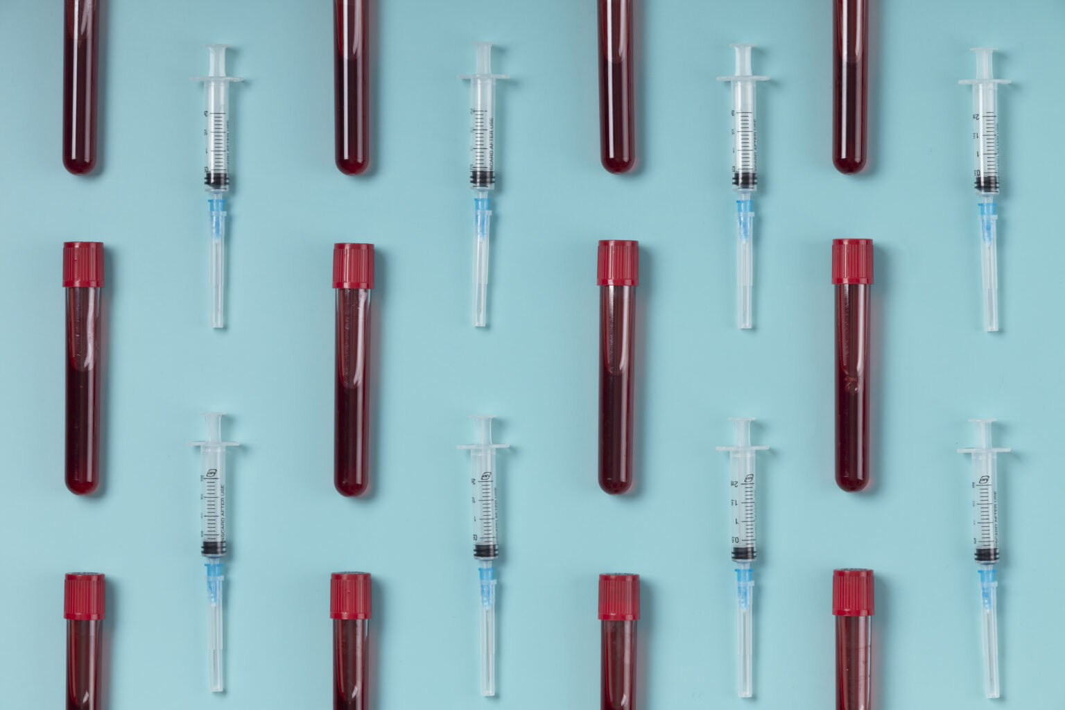 White Blood Cells - Blood Samples and Syringes